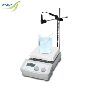 MS7-H550-Pro LCD Digital Magnetic Hotplate Stirrer With 7 Inch Ceramic Plate