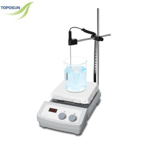 MS7-H550-S LED Magnetic Hotplate Stirrer With 7 Inch Ceramic Plate