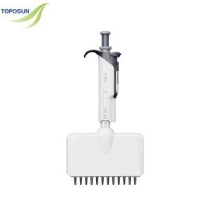 HiPette Fully Autoclavable Manual 12-Channel Adjustable Color-Coded Pipette