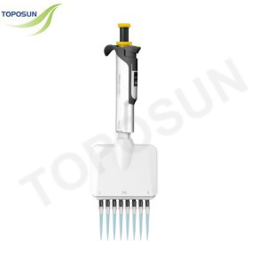 TPS-HiPette Fully Autoclavable Manual 8-Channel Adjustable Colorful Pipette
